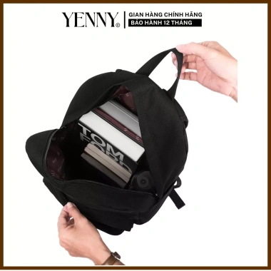 Balo YENNY BAG V9 Canvas Chống Nước Nhiều Ngăn Tiện Lợi Cho Đi Học 3