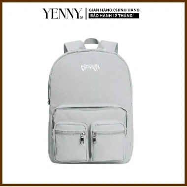 Balo YENNY BAG V9 Canvas Chống Nước Nhiều Ngăn Tiện Lợi Cho Đi Học 6
