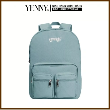 Balo YENNY BAG V9 Canvas Chống Nước Nhiều Ngăn Tiện Lợi Cho Đi Học 7