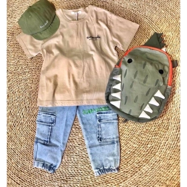 Balo Zara khủng long bé trai siêu nhẹ - full tem tag hãng, xuất loại 1, giá 195k 6