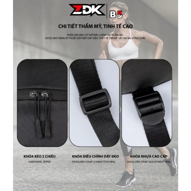 Balo ZDK B5 túi rút kháng nước, nhiều ngăn, unisex - đi học, du lịch, thể thao, giảm giá 115.000 VNĐ