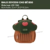 Balo Zoyzoii cao cấp cho bé mầm non 1‑3 tuổi, đi học, đựng đồ mẫu giáo, chính hãng 10