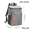 Balo/Túi Đa Năng Giữ Nhiệt Cao Cấp 39.5x27x17cm - Giá Ưu Đãi 195k 10