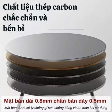 Bàn Bếp Nướng Dã Ngoại 2in1, Bàn Than Hoa Gập, Dễ Mang Sân Vườn, Túi Xách, Giá 149.000₫ 5