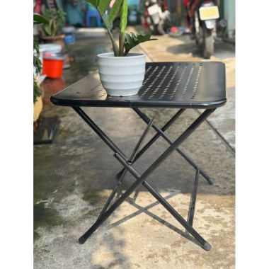 Bàn Cà Phê CNC Cạnh Tròn Gấp Gọn 50x70 - Bàn sắt sơn tỉnh điện, tiện lợi camping, giảm 247k 8