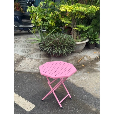 Bàn Cafe Bát Giác Gấp Gọn 4 Màu - Bàn Xếp Tiện Lợi, Phù Hợp Quán Trà Sữa, Giá 90k 6