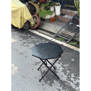 Bàn Cafe Bát Giác Gấp Gọn 4 Màu - Bàn Xếp Tiện Lợi, Phù Hợp Quán Trà Sữa, Giá 90k 7