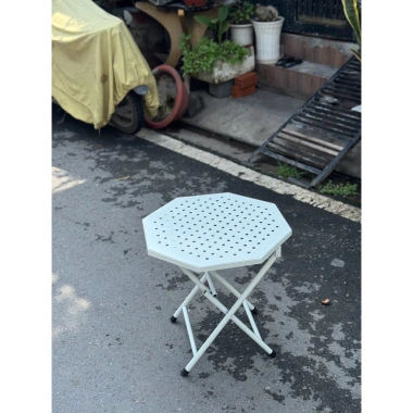 Bàn Cafe Bát Giác Gấp Gọn 4 Màu - Bàn Xếp Tiện Lợi, Phù Hợp Quán Trà Sữa, Giá 90k 10