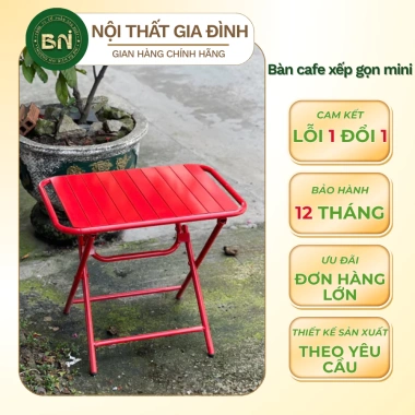 Bàn cafe mini gấp gọn hiện đại, tiện lợi, chất liệu bền đẹp - Giá chỉ 112.500đ