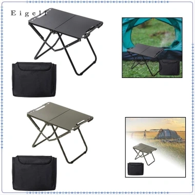 Bàn cắm trại gấp Eigl - Nhỏ gọn, chắc chắn, có túi lưu trữ, phù hợp BBQ, giảm 20%