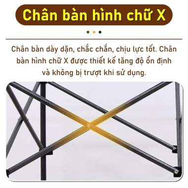 Bàn cắm trại gấp gọn TSD đa kích thước 53-120cm, nhẹ, dễ mang, giá ưu đãi 239.000₫ 5