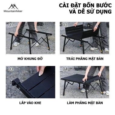 Bàn Camping Gấp Gọn Mountainhiker Đa Năng - Tiện Lợi Du Lịch, Giá Ưu Đãi 990k 8