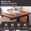 Bàn cạnh sofa G di động bánh xe, khung sắt, mặt gỗ chống nước, đa năng - 175k 5