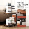 Bàn cạnh sofa G di động bánh xe, khung sắt, mặt gỗ chống nước, đa năng - 175k 8