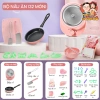 Bản cao cấp Bộ nhà bếp mini Đồ chơi nấu ăn thật khuyến mãi 200k giá gốc 258k 5