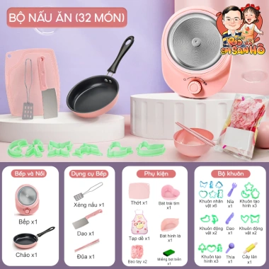 Bản cao cấp Bộ nhà bếp mini Đồ chơi nấu ăn thật khuyến mãi 200k giá gốc 258k 5 Bản cao cấp Bộ nhà bếp mini Đồ chơi nấu ăn thật khuyến mãi 200k giá gốc 258k 5
