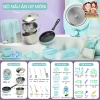 Bản cao cấp Bộ nhà bếp mini Đồ chơi nấu ăn thật khuyến mãi 200k giá gốc 258k 8