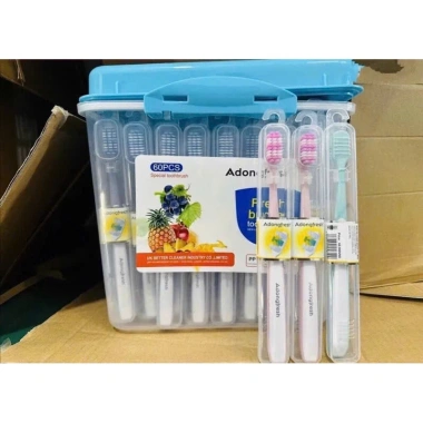 Bàn chải Adongfresh cao cấp lông mềm mại Anh Quốc hộp đựng MSP 811 giá 15.900 VND
