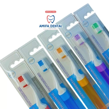Bàn Chải Chỉnh Nha Gấp Gọn Lông Chữ V - Tiện Lợi, Vệ Sinh, Chuẩn Nha Khoa, Giá 29.000đ