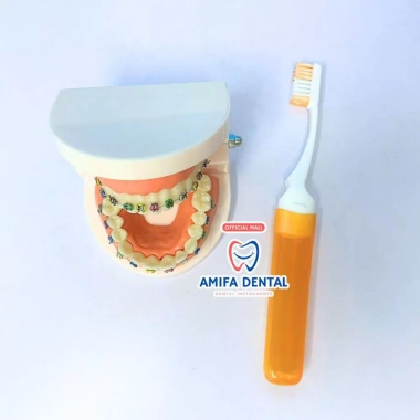 Bàn Chải Chỉnh Nha Gấp Gọn Lông Chữ V - Tiện Lợi, Vệ Sinh, Chuẩn Nha Khoa, Giá 29.000đ