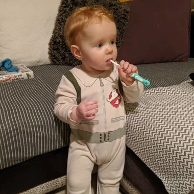 Bàn chải đánh răng Brush-Baby cho bé theo độ tuổi Siêu mềm an toàn giảm giá 17% 7
