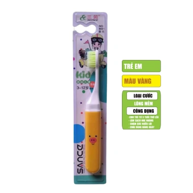 Bàn chải đánh răng du lịch gấp gọn lông mềm trẻ em Kids Minh House Care, giá chỉ 40.000đ giảm từ 48.000đ