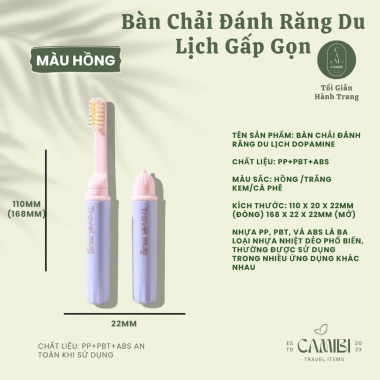 Bàn Chải Đánh Răng Du Lịch Gấp Gọn Mini - Siêu Nhẹ, Tiết Kiệm Không Gian, Giá Chỉ 26.000đ 5 Bàn Chải Đánh Răng Du Lịch Gấp Gọn Mini - Siêu Nhẹ, Tiết Kiệm Không Gian, Giá Chỉ 26.000đ 5