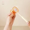 Bàn Chải Đánh Răng Du Lịch HNKMP 1 Cái Vỏ Nhựa Bảo Vệ, Kẹp Đệm Miếng Dán, Dành Cho Gia Đình 3