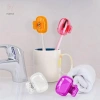 Bàn Chải Đánh Răng Du Lịch HNKMP 1 Cái Vỏ Nhựa Bảo Vệ, Kẹp Đệm Miếng Dán, Dành Cho Gia Đình 8