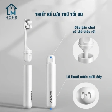 Bàn Chải Đánh Răng Gấp Gọn Lông Mềm - Tiện Lợi Cho Du Lịch, Giá Chỉ 39.000₫