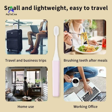 Bàn Chải Đánh Răng Gấp Nhỏ Gọn Di Động 5 Chiếc - Du Lịch, Cắm Trại, Đi Bộ, Hiệu Quả, Giá 74.800 VND 7
