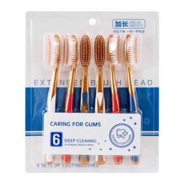 Bàn chải đánh răng lông mềm, đầu dài cong - chất lượng cao cấp, làm sạch nhanh cho người lớn, chỉ 68.000₫ 4 Bàn chải đánh răng lông mềm, đầu dài cong - chất lượng cao cấp, làm sạch nhanh cho người lớn, chỉ 68.000₫ 4