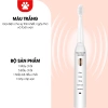 Bàn chải điện Hachico Sonic X8 Pro trắng – làm sạch sâu, trắng sáng, giảm đau nướu, chỉ 117.000₫ 9