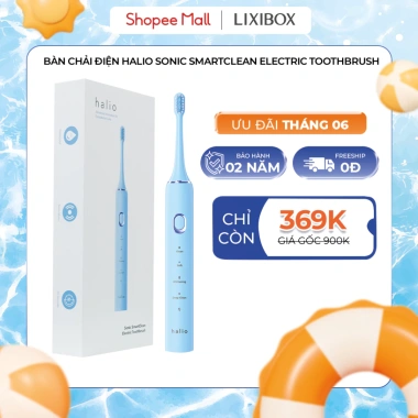 Bàn Chải Điện Halio Sonic SmartClean - Làm Sạch Sâu, Giảm Giá 809.000đ