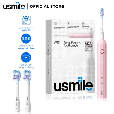Bàn chải điện sóng siêu âm usmile Y1S - Bản thường và nâng cấp, BH 12 tháng, giá ưu đãi 1.190.000 VND 9