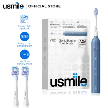 Bàn chải điện sóng siêu âm usmile Y1S - Bản thường và nâng cấp, BH 12 tháng, giá ưu đãi 1.190.000 VND 10