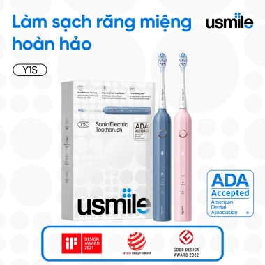 Bàn chải điện sóng siêu âm usmile Y1S nâng cấp - Bảo hành 12 tháng, giá 1.19 triệu