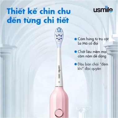 Bàn chải điện sóng siêu âm usmile Y1S nâng cấp - Bảo hành 12 tháng, giá 1.19 triệu