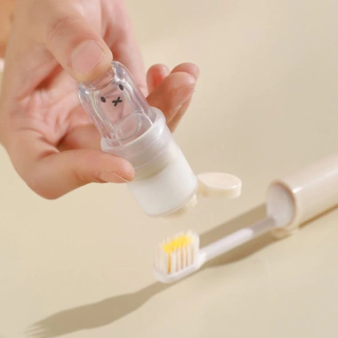 Bàn Chải Gấp Gọn 2in1 Tích Kem, Lông Mềm Nhỏ Gọn, Tiện Dụng Du Lịch - 37.900₫ 9