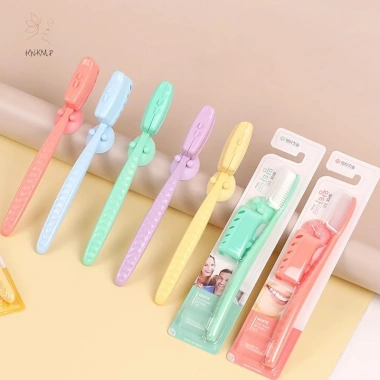 Bàn chải HNKMP người lớn Hàn Quốc, hộp du lịch, phân hủy sinh học, sạch răng