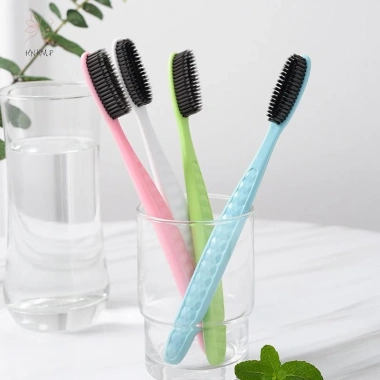 Bàn chải HNKMP người lớn Hàn Quốc, hộp du lịch, phân hủy sinh học, sạch răng