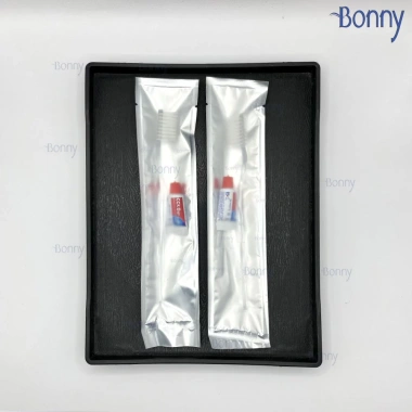 Bàn chải khách sạn dùng 1 lần 100 chiếc - Cán trong cước mềm, túi nhôm sang trọng, giá ưu đãi 155.000₫