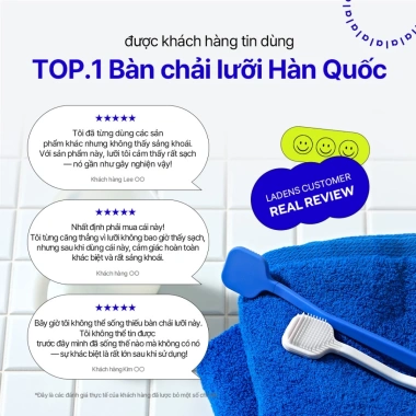 Bàn chải lưỡi cao cấp Better Tongue Cleaner thế hệ mới La Dens, chỉ 181.500₫