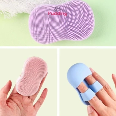 Bàn chải rửa mặt silicon tẩy tế bào chết, làm sạch lỗ chân lông, tiện lợi 4