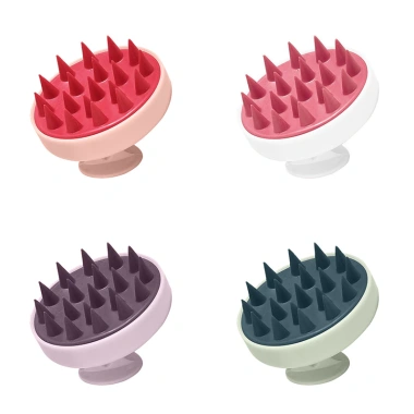 Bàn Chải Silicone Massage Da Đầu - Lược Dầu Gội Sức Khỏe, Làm Sạch Tóc Người Lớn Giá Ưu Đãi 8