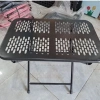 Bàn CNC cạnh tròn sơn tĩnh điện - Bàn sắt đa năng gấp gọn, camping, trà chanh, xếp cà phê, giá chỉ 149.000₫