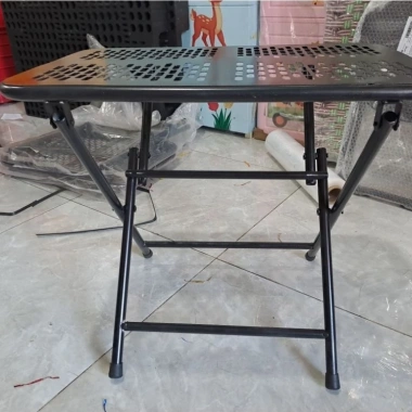 Bàn CNC cạnh tròn sơn tĩnh điện - Bàn sắt đa năng gấp gọn, camping, trà chanh, xếp cà phê, giá chỉ 149.000₫ 3