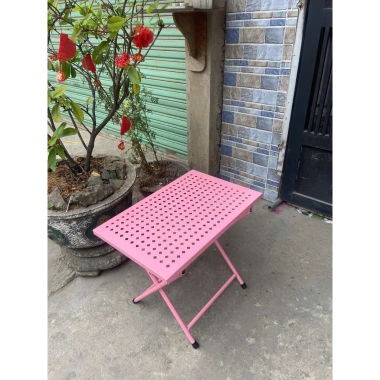 Bàn CNC Cạnh Vuông Gấp Gọn - Khung sắt, Sơn tĩnh điện, nhẹ, di chuyển dễ, phù hợp Café và Camping, 176.500₫