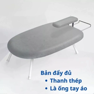 Bàn để ủi quần áo chống bỏng gấp gọn tiện lợi, mini có đệm tay - Giá 199.000đ