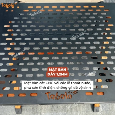 Bàn Gấp Gọn Cao Cấp Tabalo Đa Năng - Phù hợp Quán Cafe, Cắm Trại, Ban Công, Decor, Giá 649.000 VND 3
